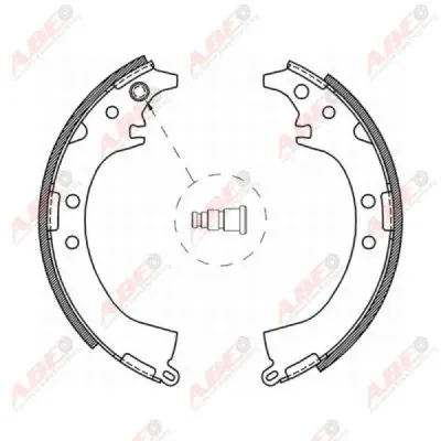 Set saboti frana ABE C02061ABE