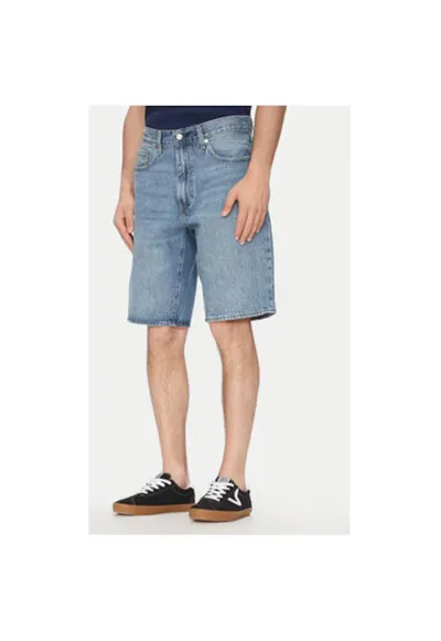 Pantaloni scurti din denim barbati Levi S - 001JM-0005 - Bumbac - Albastru - Albastru