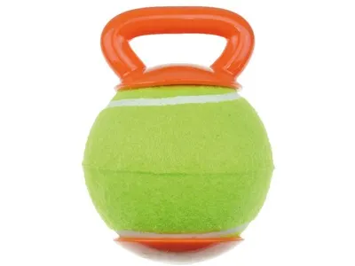 Jucarie pentru caini HANDY Ball M-PETS, orange & verde, 23,5x12,7x12,7 cm