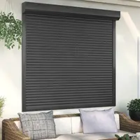 vidaXL Obturator rulant Antracit 160 x 150 cm Aluminiu și Poliuretan