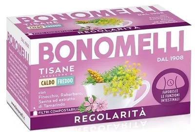 Ceai din plante pentru o bună peristaltică, 16 plicuri, Bonomelli