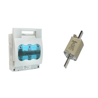 Pachet Soclu MPR Inchis NO 2 (400A, 690V) + Sigurante MPR NH GG/GL NO 2C (100A) - Protectie Puternica si Sigura