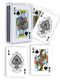 Set carti de joc poker-plastic