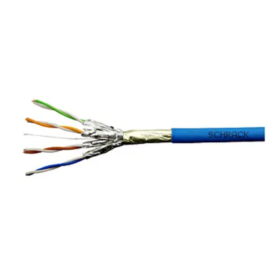 Cablu F/FTP Cat.6a, 4x2xAWG23/1,500MHz, LS0H-3,Dca, albastru