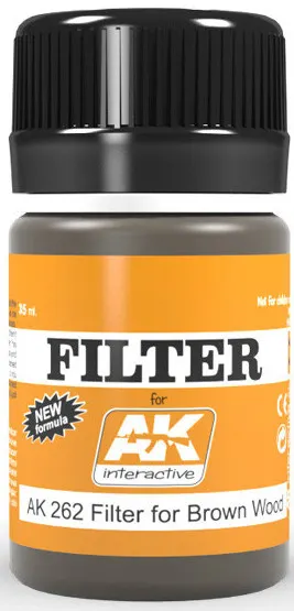 Produs eroziv AK Interactive - DARK FILTER FOR WOOD (AK262) (35 ml)
