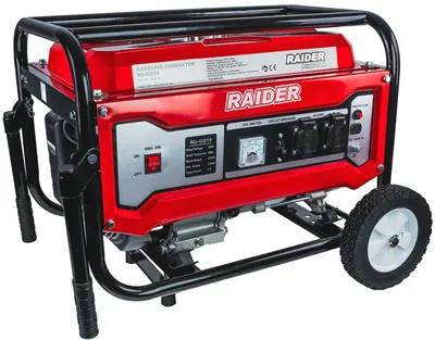 Generator pe benzină Raider – RD-GG18, 3 kW, cu roți