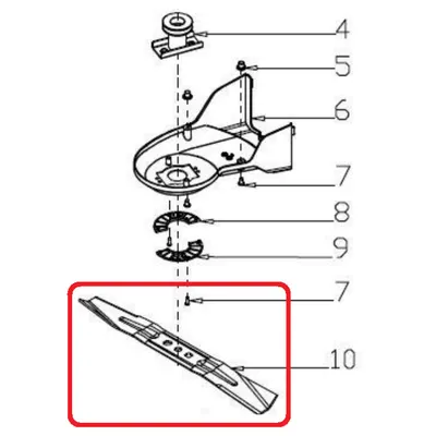 Cutit Masina Tuns Iarba Ruris RX311 (Cod PSRX331-2-3)