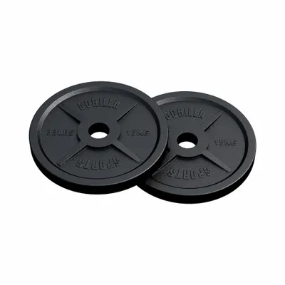 Set discuri Olimpice din fontă 30 kg 2 x 15 kg 50/51 mm