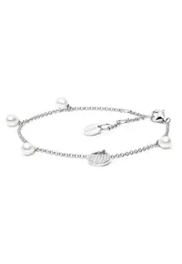 Bratara argint cu perle naturale si zirconia - Charm
