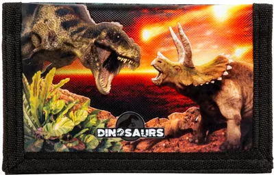 Portofel Derform Dinosaur 18 - Cu curea cu velcro