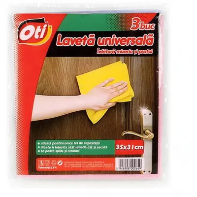Lavete Universale 35 x 31 cm, Oti, 3 Bucati