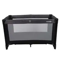 Pat de voiaj cu 2 nivele Nania Soda grey pliere compacta, robust, geanta transport inclusa