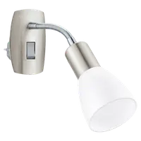 Lampa priza DAKAR 3 satin nickel, chrome 220-240V,50/60Hz IP20