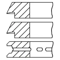 Set segmenti piston GOETZE ENGINE 08-742600-00