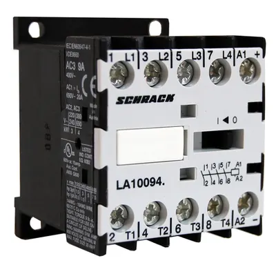 Contactor auxiliar miniatura 4ND/24VDC 20A