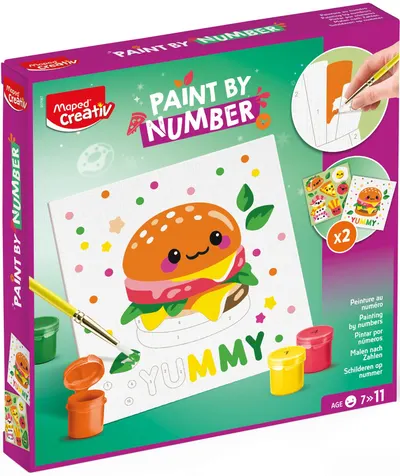 Desen după numere Maped Creativ - Hamburger