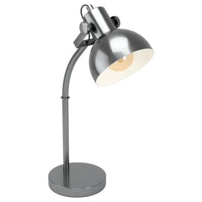 Lampa de masa LUBENHAM 1 nickel-antique, creme 220-240V,50/60Hz