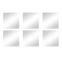 Oglinzi 6 buc. de perete 10x10 cm – MSV