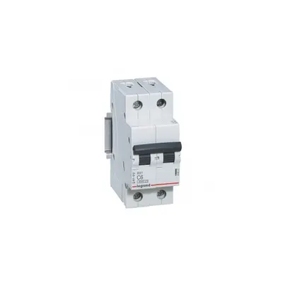 Siguranta automata MCB RX³ 6000 - 2P - 230/400 V~ - 6 A - C curba - alimentare tip furca