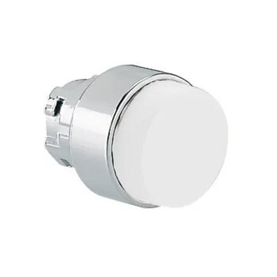 Push-Push Button Actuator, Ø22mm 8lm Metal Series, Extended, White