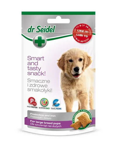 DR SEIDEL gustări căței rase mari digestie și dezvoltare 90 g