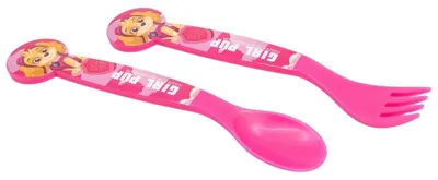 Ustensile din polipropilenă Stor - Paw Patrol Girl Superpowers, 2 buc