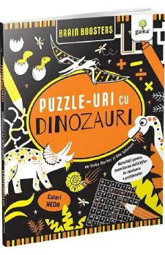 Puzzle-uri cu dinozauri. Brain Boosters