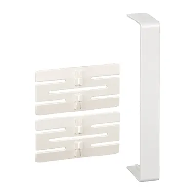 OptiLine 45 - piesa capac - 185 x 55 mm - PC/ABS - alb polar