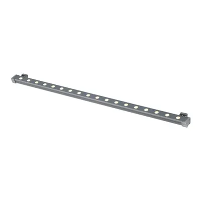 Profil led, GALEN 100 LED-Profiluri, gri deschis in aer liber de fatada, LED, 3000K, IP65, 1 m, gri-argintiu, 25W