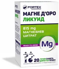 Magne D'Oro Lichid, 20 pliculețe, Fortex