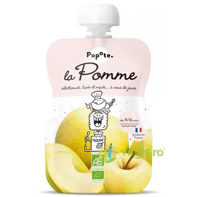 Piure cu 100% Mere +4/6 Luni Ecologic/Bio 120g
