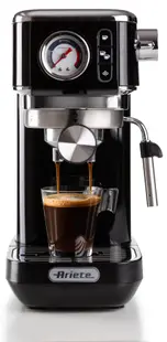 Espressor Ariete - Espresso Slim Moderna 1381/32, 15 bari, 1.1 l, negru