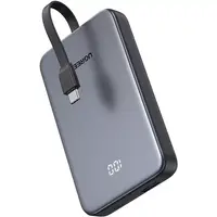 Baterie Externa UGREEN PB526 (75161B), 10000mAh, 20W, QC + PD, 1 x USB-A - 2 x USB-C, Gri