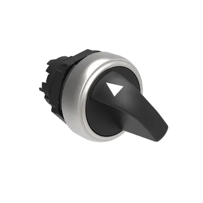 Selector Switch Actuator Knob Ø22mm Platinum Series, 2 Pozitii, 0 - 1