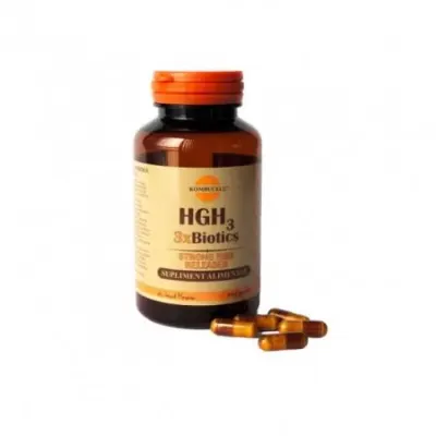 HGH3 3x Biotics - stimularea hormonului de crestere, 60cps - MEDICA