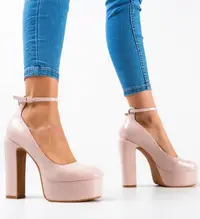 Pantofi dama Kelen Bej 2