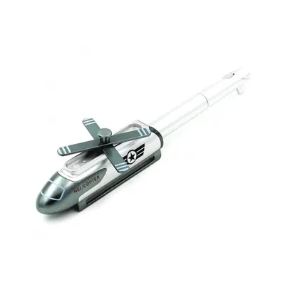 Pix funny elicopter argintiu cu led