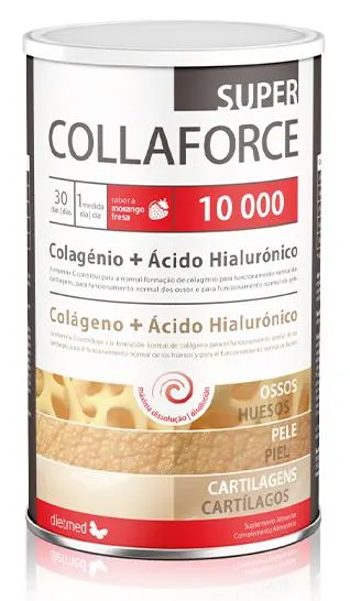Super Colaforce, 10 000 mg, căpșuni, 450 g, Dietmed