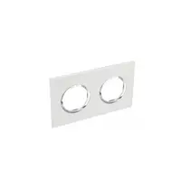 Placa Arteor - French/German standard - rotund - 2 x 2 module - alb