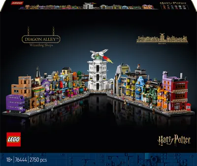 Constructor LEGO Harry Potter - Magazine de vrăjitori Aleea Diagonului (76444)