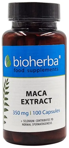 Maca Extract, 350 mg, 100 capsule, Bioherba
