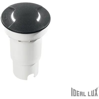 Spot in pardoseala Cecilia rotund mic, 1 LED, dulie GU10, D:90 mm, H:140 mm, Negru