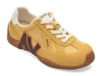 Pantofi sport GRYXX galbeni, C61203, din piele intoarsa