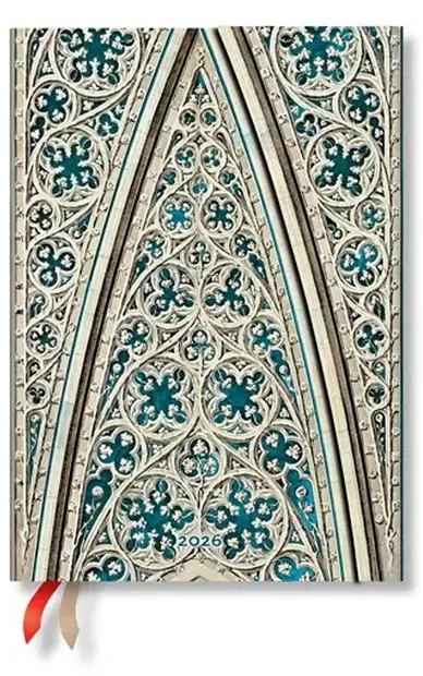 Planner Paperblanks Vault of the Milan Cathedral - Midi Verso, 80 foi, 2026