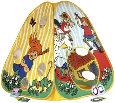 Cort de activități 3 în 1 pentru copii Pippi - Pippi Șosețica