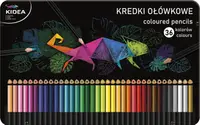 Creioane colorate Kidea - 36 culori, in cutie metalica