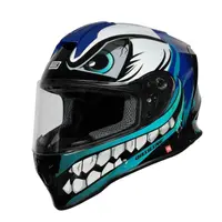 Casca moto copii integrala, Origine Dinamo Kids Joker, culoare albastru negru lucios, marime YL