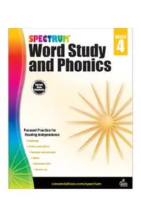 Spectrum Word Study and Phonics, Grade 4