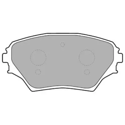 Set placute frana, frana disc DELPHI LP1632