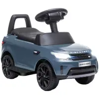 AIYAPLAY Mașină electrică pentru copii 6V, Land Rover, mod condus/mod de împins, faruri, muzică, Albastru deschis | Aosom Romania